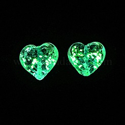Perline luminose fatte a mano con sabbia dorata&nbsp;FOIL-B001-01B