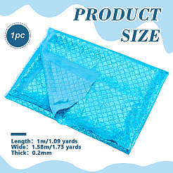Polyesterstoff mit Fischschuppenmuster&nbsp;DIY-WH0899-324B
