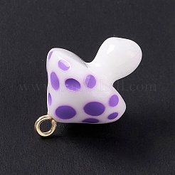 Pendentifs en résine opaque&nbsp;LS-RESI-G057-01B