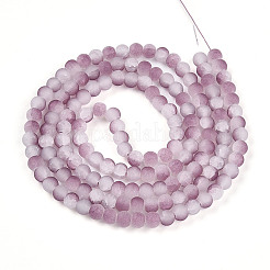 Perles en verre craquelé&nbsp;X1-GLAA-N009-6mm-05