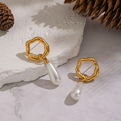 Pendientes colgantes de acero inoxidable 304&nbsp;DL5140