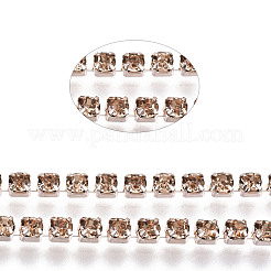 Cadenas de strass de rhinestone de hierro de electroforesis&nbsp;CHC-Q009-SS6.5-B18