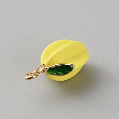 Pendente smaltati in lega&nbsp;ENAM-CJC0021-22KCG-01