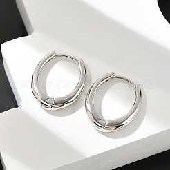 Ottone orecchini a cerchio Huggie&nbsp;EJEW-C502-11P