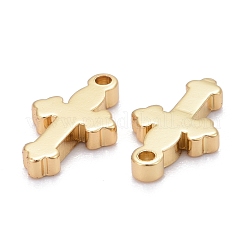 Messing kleine Kreuz Charms&nbsp;KK-Z009-18G