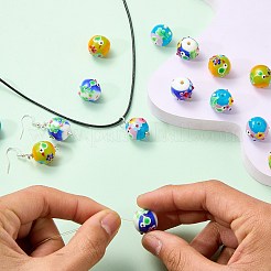 5pcs perles de chalumeau faites à la main&nbsp;LAMP-SZ0001-48A