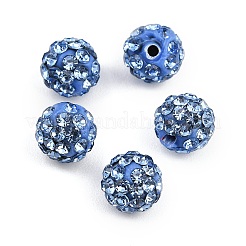 Polymer Ton Strass Perlen&nbsp;RB-H284-6MM-Half-2