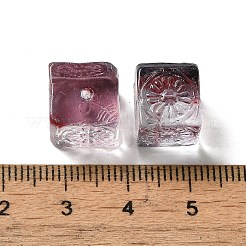 Perle di vetro trasparente&nbsp;GLAA-D025-02D