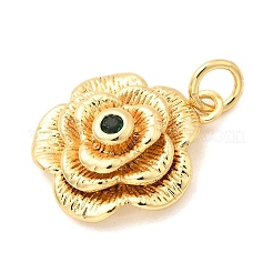 Pendentifs avec zircon cubiques à micro-pavés en laiton&nbsp;KK-A266-46G