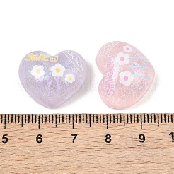 Cabochons imprimés en résine transparente et poudre à paillettes&nbsp;RE-CBA9CE8-06
