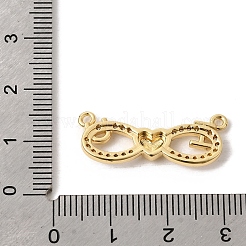Pendenti in zirconi cubici trasparenti in micro pavè di ottone&nbsp;KK-K419-05G