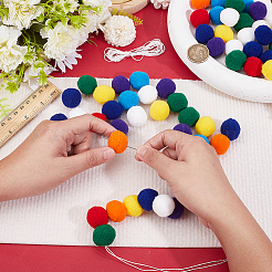 Wollbommelball zum Aufhängen&nbsp;DIY-WH0349-506