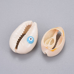 Perle di conchiglia di ciprea&nbsp;SHEL-L008-01