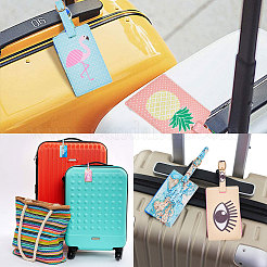 Pu Ledergepäcktasche Tags&nbsp;AJEW-GF0001-71A