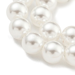 Chapelets de perles en verre nacré&nbsp;X-HY-G002-01C-01