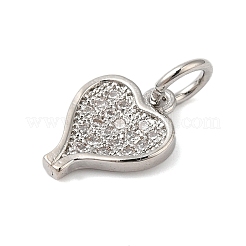 Pendentifs en laiton et zircone cubique transparent&nbsp;KK-S372-30P