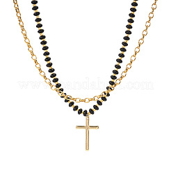 Religiöses Kreuz aus Edelstahl&nbsp;PO2692-1