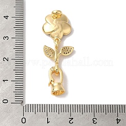 Micro latón allanan circonio cúbico veces aproximamente corchetes&nbsp;KK-B098-05G-02