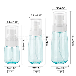 3 stücke 3 stile petg tragbare stift parfümsprühflasche&nbsp;MRMJ-CA0001-08A