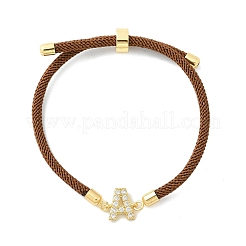 Bracciali in nylon con bretelle regolabili&nbsp;BJEW-C096-01G-01