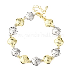 Bracelets à maillons en laiton pour femmes&nbsp;BJEW-G762-01GP-02
