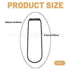 Sangles de rangement robustes en ABS et latex polyester&nbsp;AJEW-WH0596-858B