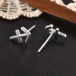925 Orecchini in argento&nbsp;EJEW-K303-01S-09