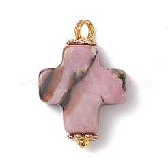 6 pz 6 stili avventurina verde naturale e diaspro rosso e quarzo rosa e rodonite e cristallo di quarzo e pendenti con occhio di tigre&nbsp;PALLOY-JF04298