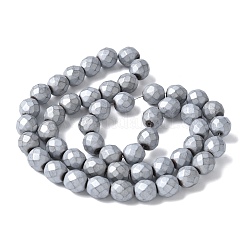 Fili di perline di ematite sintetica non magnetica elettrolitica&nbsp;G-S382-01D