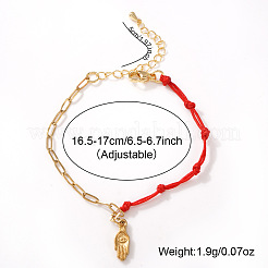 Braccialetti creativi con ciondoli in acciaio inossidabile 304&nbsp;LS-QL9613-3