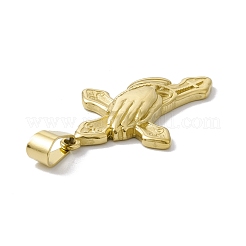 Pendentifs en acier inoxydable 304 avec placage sous vide PVD&nbsp;STAS-A062-34G