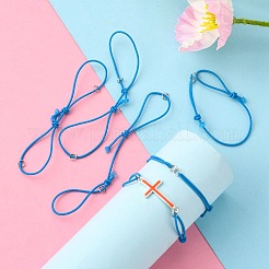 Fabricación de pulsera de cordón elástico ajustable&nbsp;AJEW-JB00008-05