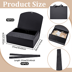 Cajas de embalaje de regalo de papel de cartón con cinta&nbsp;CON-WH0107-60A
