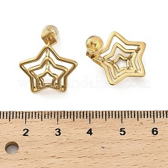 Boucles d'oreilles à tige en acier inoxydable 304 pour femme&nbsp;EJEW-V003-02G-01