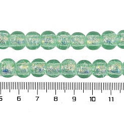 Fili di perline di lampwork in lamina fatti a mano&nbsp;FOIL-K003-04D