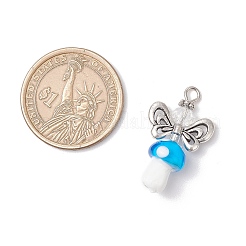 Perle di lampwork fatte a mano con pendenti in perline di vetro&nbsp;PALLOY-MZ00697