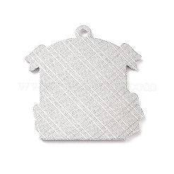Décorations de pendentif en alliage vierge de sublimation sur le thème de noël&nbsp;DIY-L070-01C