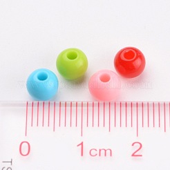 Colore misto acrilico perline gioielli&nbsp;X-PAB702Y