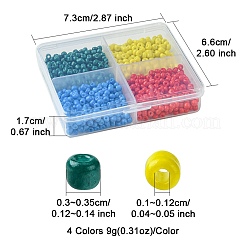 800 boîte de peinture à cuire bicolore&nbsp;SEED-FS0001-21B