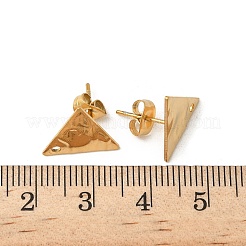 Ritrovamento di orecchini a bottone in acciaio inossidabile 304&nbsp;STAS-V015-31C-G