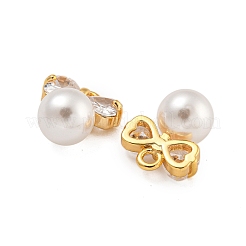 Ottone micro spianare fascino zirconi&nbsp;KK-U036-02G