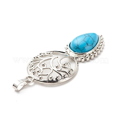 Pierre naturelle et synthétique gros pendentifs&nbsp;G-G855-05P