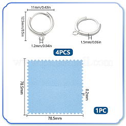 2 paio di 925 cerchietti per orecchini in argento sterling&nbsp;STER-UN0001-76
