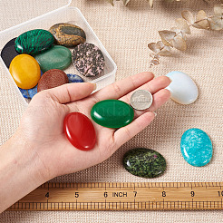 14 Stück gemischte Edelstein-Cabochons in 14 Stilen&nbsp;G-FW0001-06