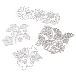 Blumen & Blatt & Schmetterling Rahmen Kohlenstoffstahl Schneidstempel Schablonen&nbsp;DIY-TA0002-88