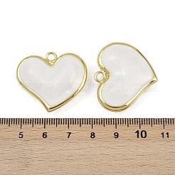 Pendentifs d'émail en laiton &nbsp;KK-I358-002G-C