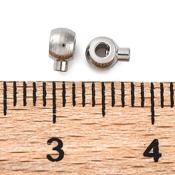Ionenplattierung (IP) 304 Edelstahl-Crimpperlen&nbsp;STAS-P373-02P