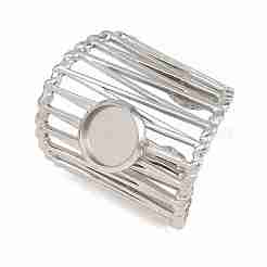 Anelli da polso in acciaio inossidabile 304 componenti dell'anello&nbsp;SA-CBA098D-01P-A