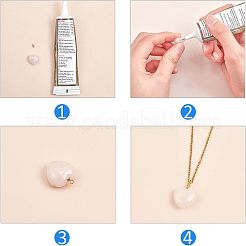 PVD-Vakuumbeschichtung 304 Edelstahl Cup Pearl Peg Bails Pin Anhänger&nbsp;STAS-UN0007-84G