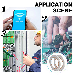 Cinta adhesiva de fibra de vidrio conductora&nbsp;AJEW-WH0039-47A